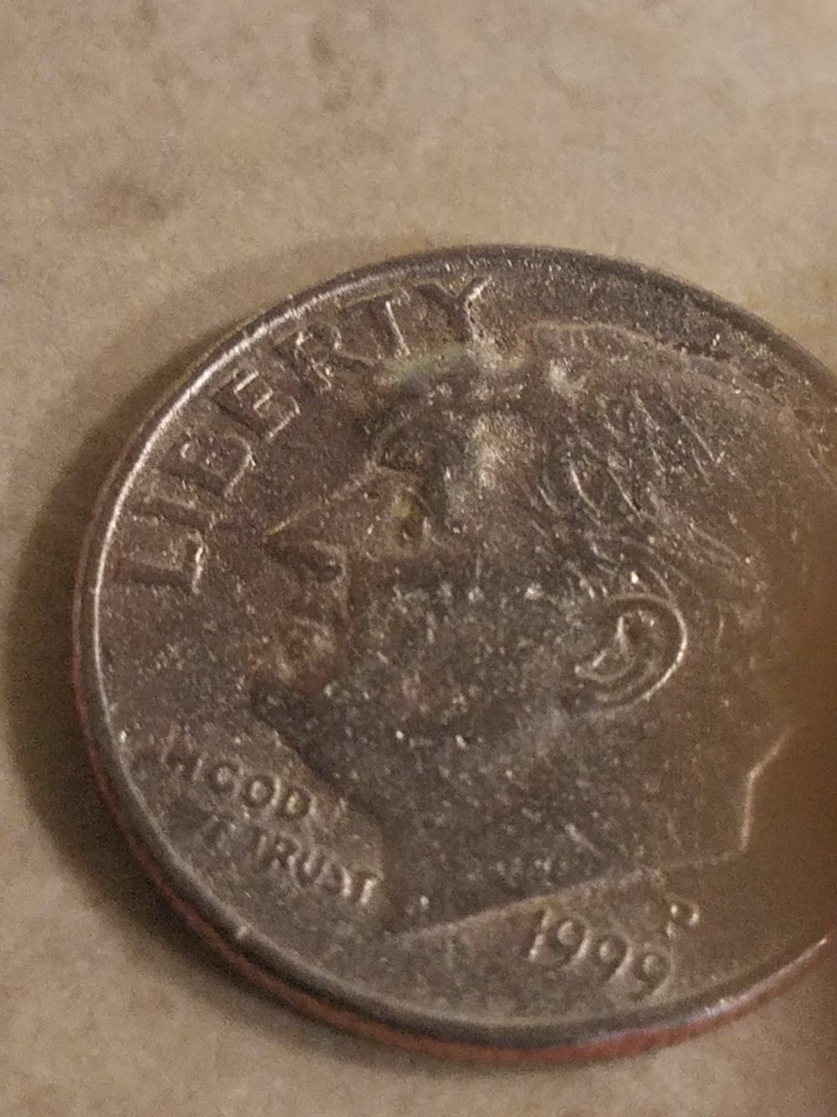 Roosevelt-Dime-1999-P-.possible-Unseen-Before-Mint-Error